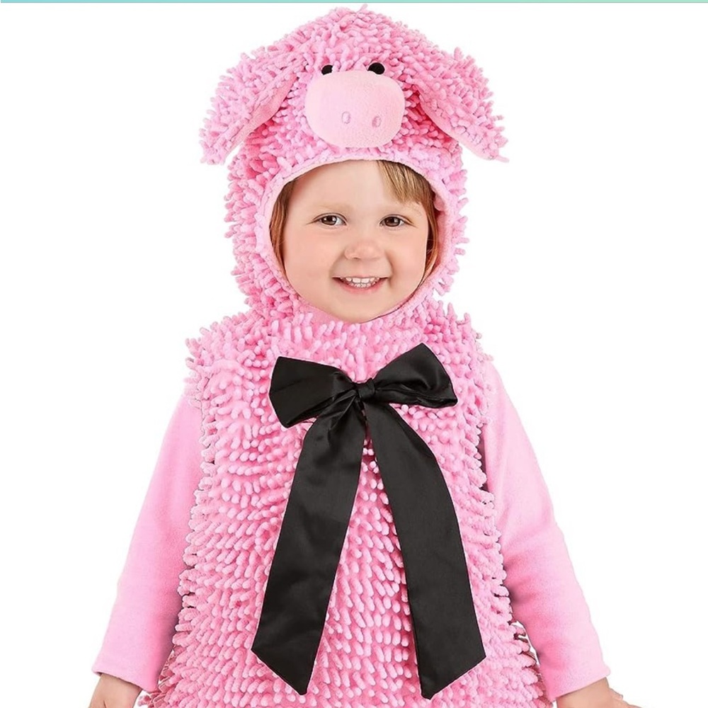 Toddler Pig Fuzzy Farm Costume